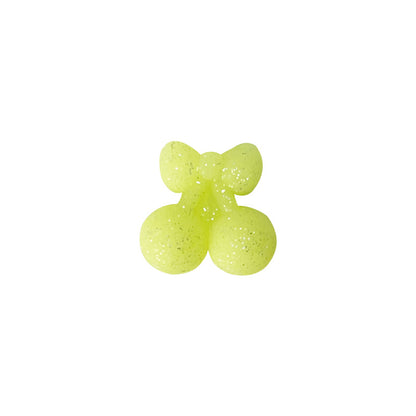 20Pcs Silicone 3D Focal Beads Cherry Glitter Solid Glow In The Dark 9