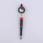 Christmas Silicone Beaded Pens Santa Claus Snowman Tree Holiday Gift 14