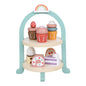 Wooden Montessori Toys Simulation Cake Afternoon Tea Set
