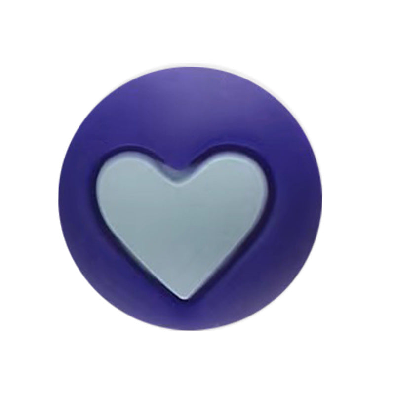 50pcs 15mm Heart Star Silicone Beads Solid Color 16
