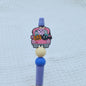 20Pcs Silicone Focal Beads Halloween Car Series Front Facing Design 10