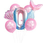 Mermaid Foil Balloon Set Birthday Party Decoration 23