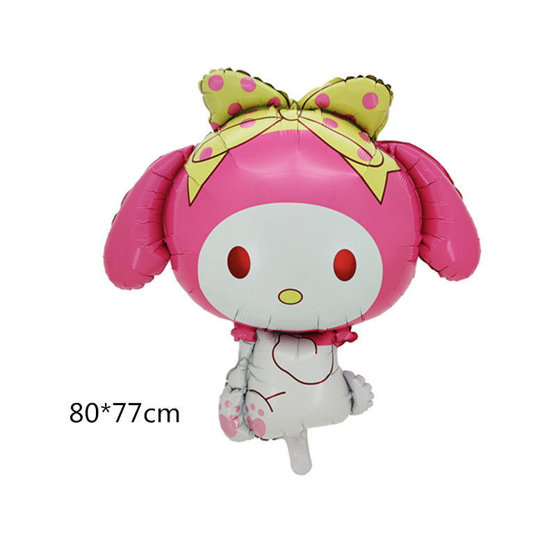 Sanrio Kuromi Melody Foil Balloons Birthday Party Decoration 5pcs 30