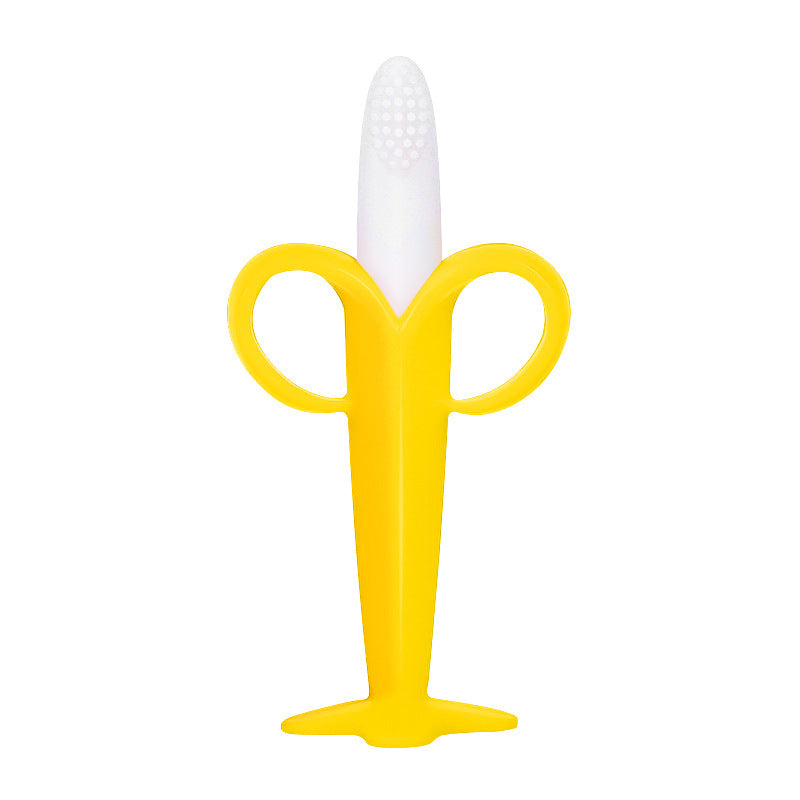 Silicone Banana Shape Teething Toy with Suction Cup for Baby 9
