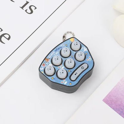 Hit The Hamster Game Light Up Toy Keychain with 70 Levels and 7 Speeds 10