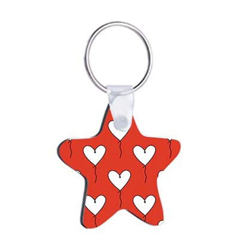 Density Board Sublimation Keychain Blank Various Shapes 14