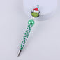 Santa Claus Snowman Silicone Beaded Pens Christmas Holiday Novelty Gift 21