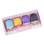 Candy Dessert Lollipop Eraser Set 4 Pack for Kids and Students 5
