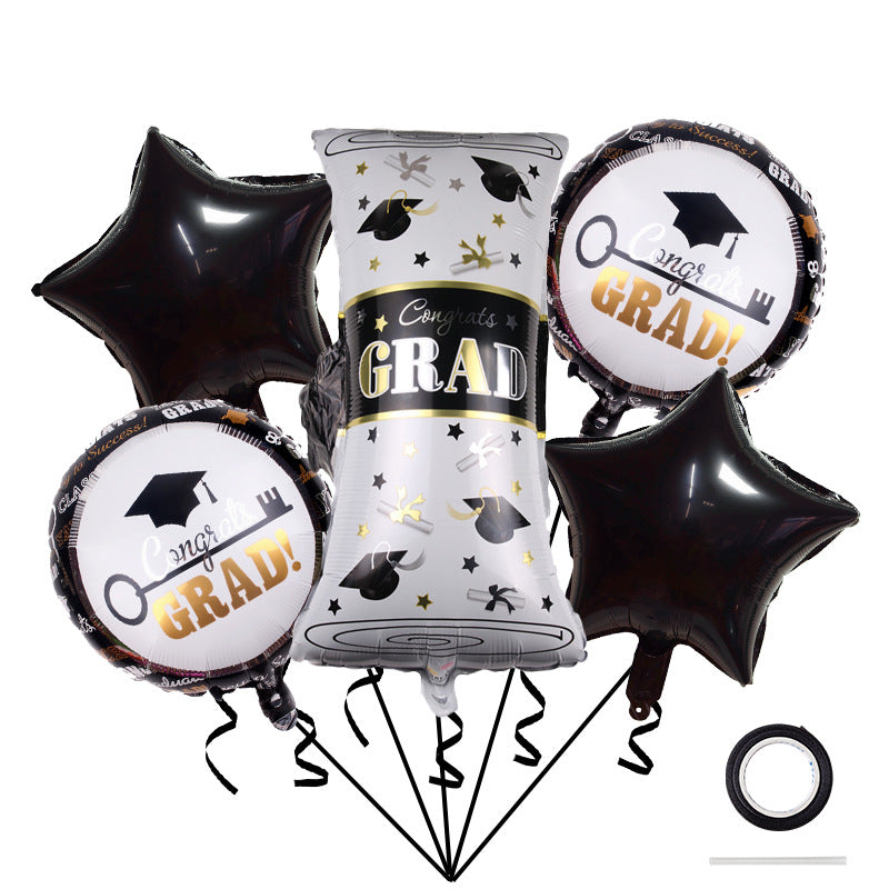 Graduation Foil Balloon Set Party Decoration 1Set 10