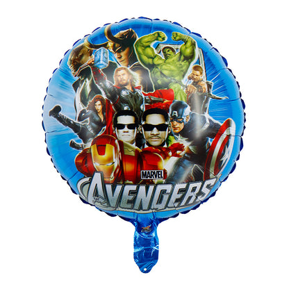 Superhero Round Foil Balloons Party Decoration 50pcs 18 Inch 19