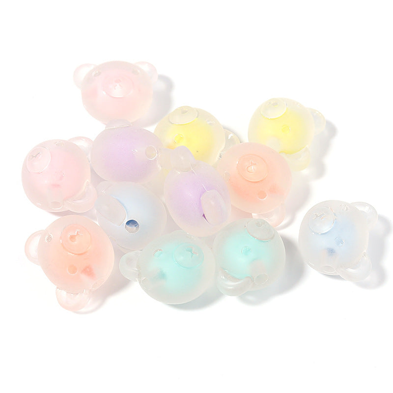 100 Pack Transparent Multi-Style Acrylic Beads Bracelet Accessories 32