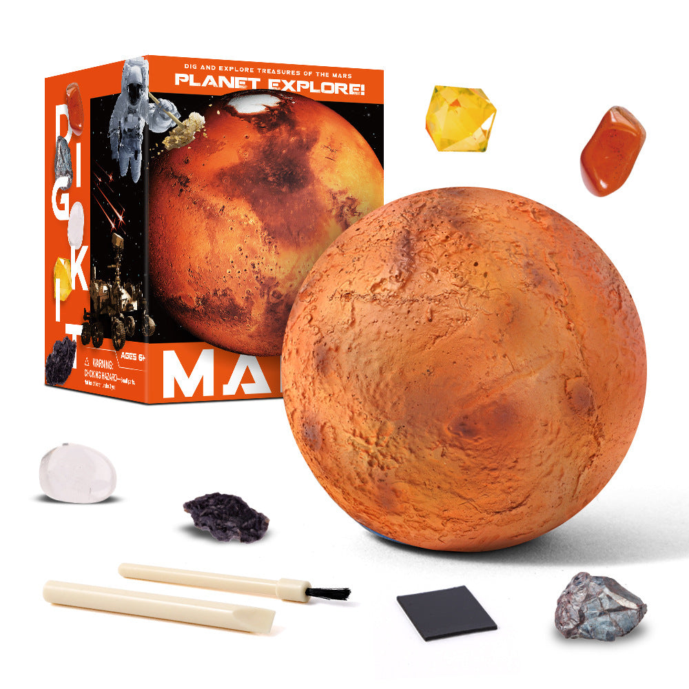 Solar System Stone Dig Educational Toy Explore Eight Planets 5