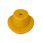 20pcs Silicone Focal Beads Hats Round Brim Design 18