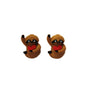 20Pcs Silicone 3D Focal Beads Cartoon Animal Teddy Bear Sloth Turkey 7