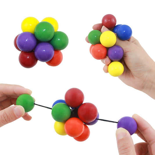Plastic Fidget Ball Twist Squeeze Sensory Fidget Toy