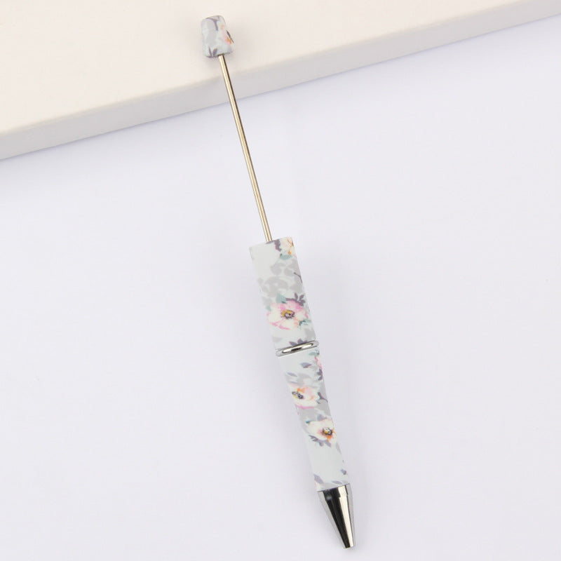 Printed Pattern Beadable Ballpoint Pens DIY Craft Supplies 44