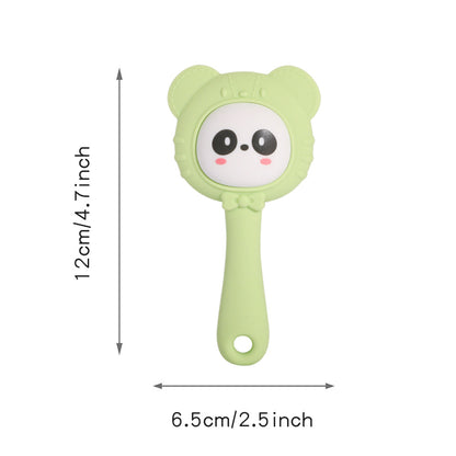 Silicone Baby Teether Toy Hand Bell Shape 2 Pack 3
