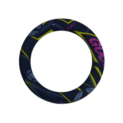 65mm Printed Silicone Beads Rings Multi Color Design 18