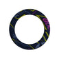 65mm Printed Silicone Beads Rings Multi Color Design 18