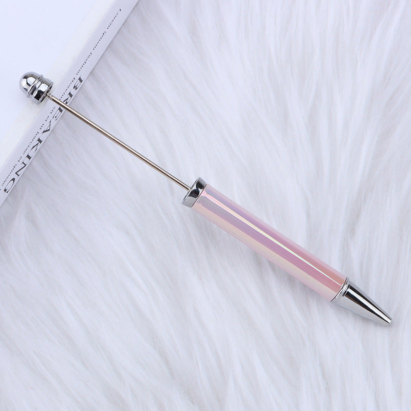 UV Electroplating Rainbow Color Beadable Ballpoint Pens DIY Craft Supplies 10
