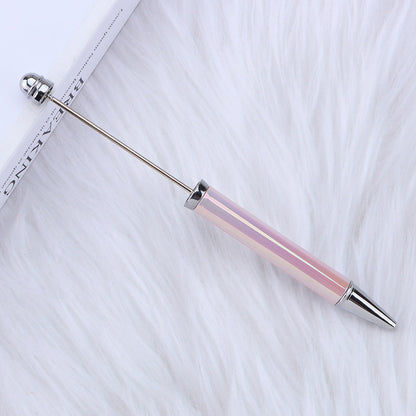 UV Electroplating Rainbow Color Beadable Ballpoint Pens DIY Craft Supplies 10