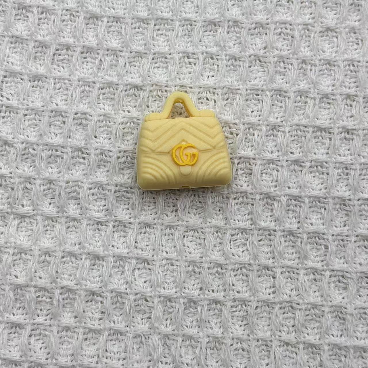 20Pcs Silicone 3D Focal Beads Brand Bag Multi Color with Logo Detail 7