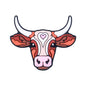 20Pcs Silicone Focal Beads Farm Highland Cattle Square Cow Design 6