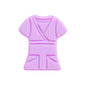10pcs Silicone Focal Beads Cloth Shirt Shape with Belt Detail 13