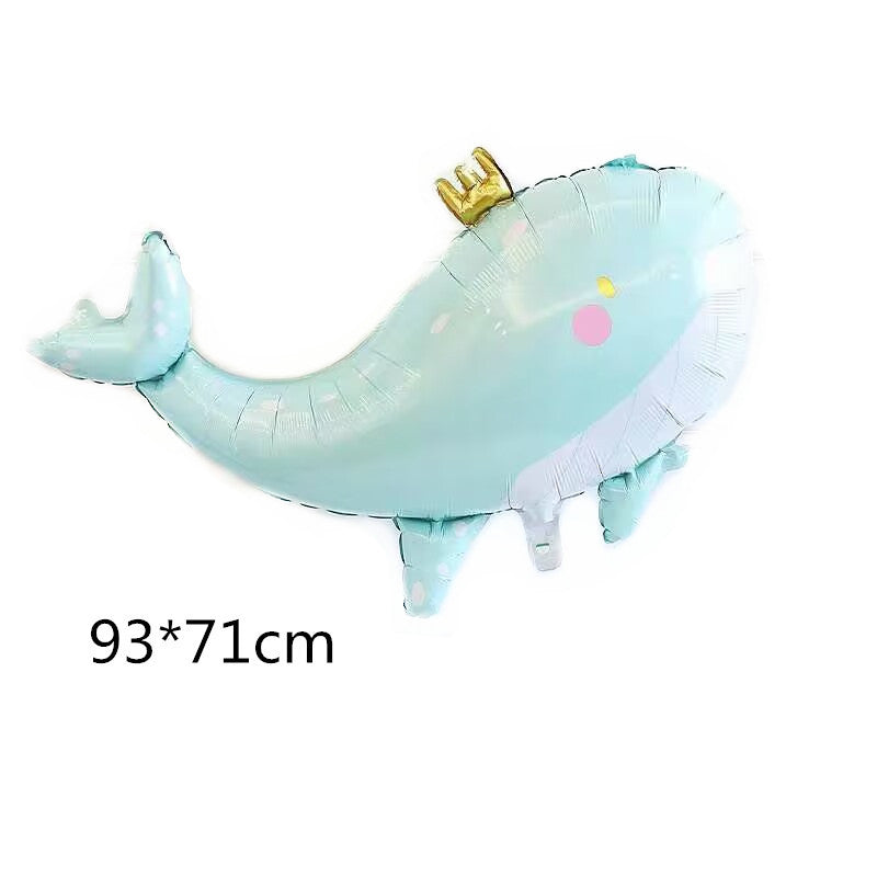 Marine Fish Foil Balloon Set Party Decoration 5pcs 27