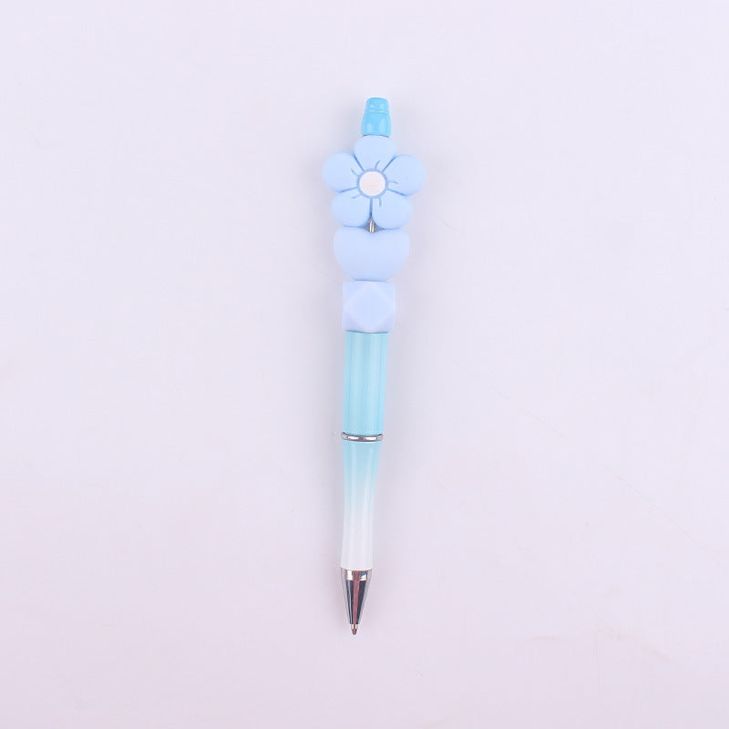Daisy Flower Silicone Beaded Pens Ballpoint Novelty Handmade Gift 20