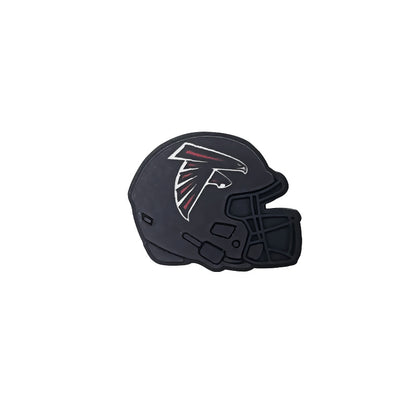 20pcs Silicone Focal Beads Football Helmet Printed Design 35