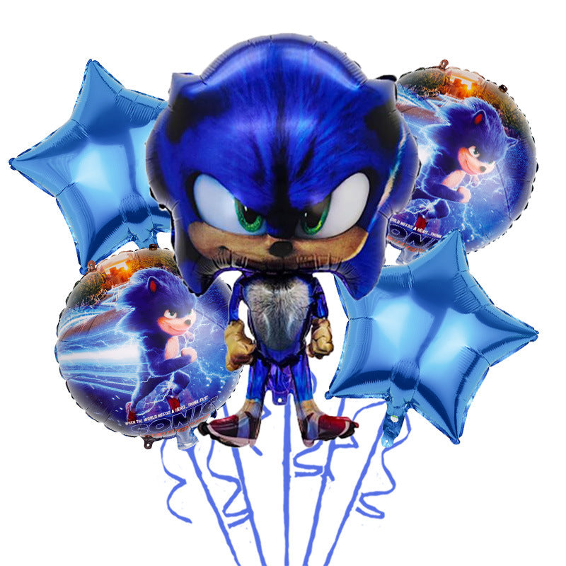 Sonic Foil Balloon Set Birthday Party Decoration 22pcs 18