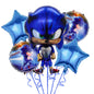 Sonic Foil Balloon Set Birthday Party Decoration 22pcs 18