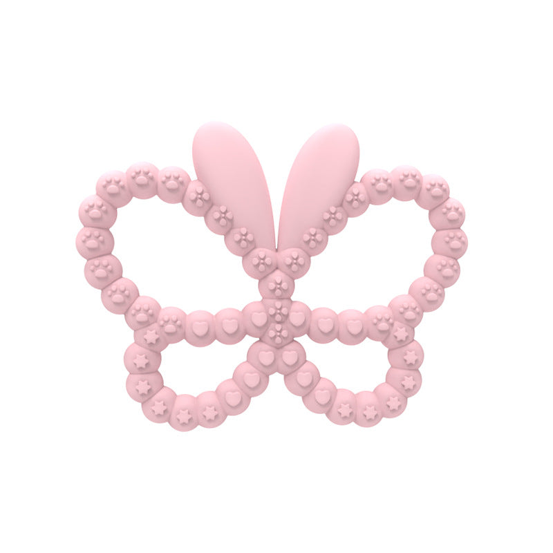 Silicone Butterfly Teething Toy Baby Teether 2 Pack 5