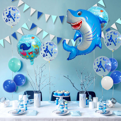 Marine Animal Foil Balloon Set Birthday Party Decoration 20pcs 4
