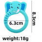 Animal Silicone Teething Toy Bear Giraffe Elephant for Baby 6