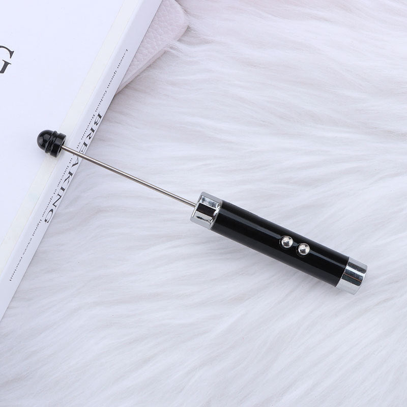 Beadable Flashlight Aluminum Alloy LED Infrared Banknote Verification DIY 6