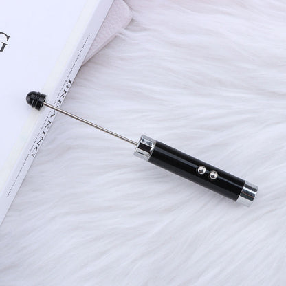 Beadable Flashlight Aluminum Alloy LED Infrared Banknote Verification DIY 6