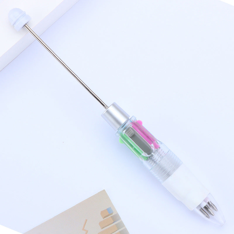 4-Color Beadable Pens DIY Craft Supplies Bullet Type 0.7mm 7