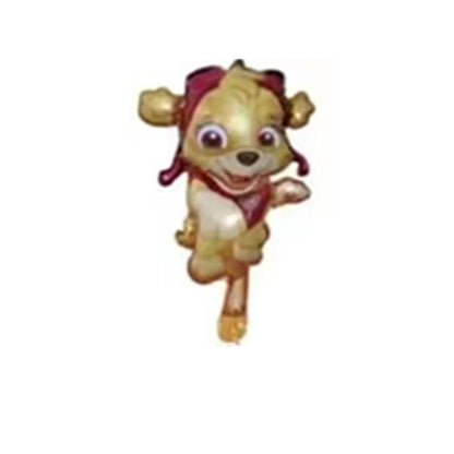 Mini Dog Character Foil Balloons Birthday Party Decoration 50pcs 6