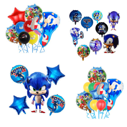 Sonic Foil Balloon Set Birthday Party Decoration 22pcs 2