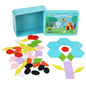 Wooden Puzzle Montessori Toys Educational Toy 12.5x9.5x4.2cm