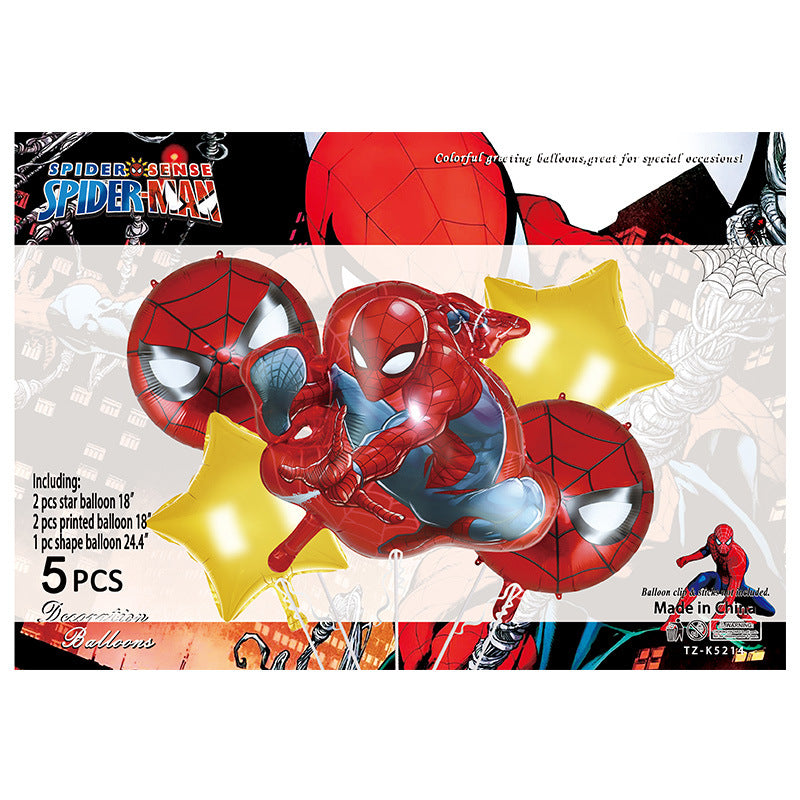 Cartoon Character Foil Balloon Set Kids Party Decoration 2 Sets 86