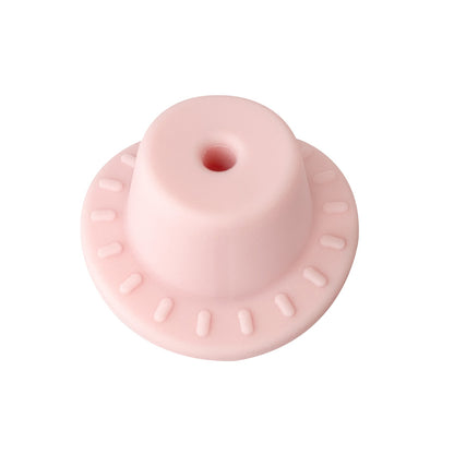 20pcs Silicone Focal Beads Hats Round Brim Design 7