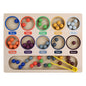 Wooden Montessori Toys Color Classification Sorting Board for Kids