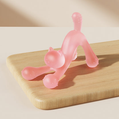 Silicone Kitten Shaped Teething Toy for Baby 11