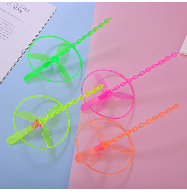 Plastic Flying Saucer Dragonfly Toy Disc 13cm Party Favor 40 Pack 2