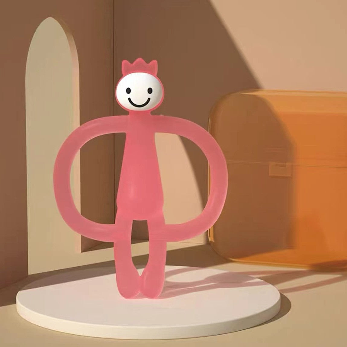 Crown Monkey Silicone Teething Toy for Baby 13