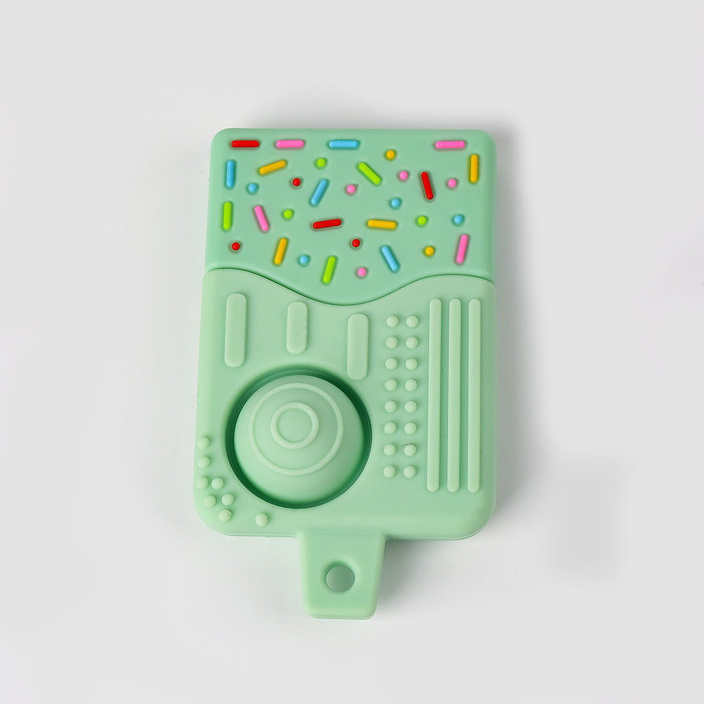 Silicone Teething Toy Stick Shape for Baby Comfort 8