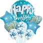 Happy Letter Foil Balloon Set Birthday Party Decoration 22 Inch 5